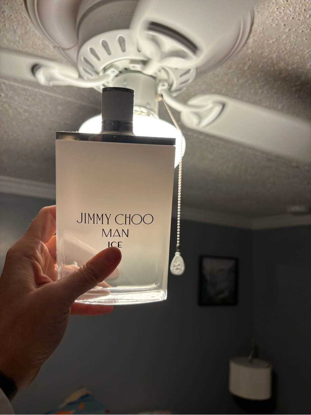 Jimmy Choo Man Ice - Frosted White Bottle with Silver Cap